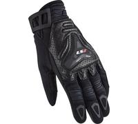 LS2 All Terrain Guanti Moto traforati, nero, Taglia S