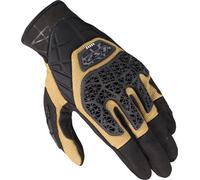LS2 All Terrain II Guanti da motocicletta, nero/marrone, Taglia 2XL