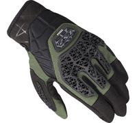 LS2 All Terrain II Guanti da motocicletta, nero/verde, Taglia 3XL