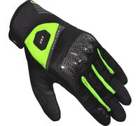 LS2 Atom Guanti da motocicletta, nero/giallo, Taglia M