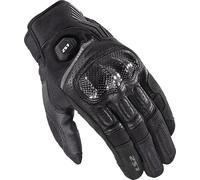 LS2 Atom Guanti da motocicletta, nero, Taglia L