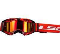 LS2 Aura Pro Maschera da motocross, rosso