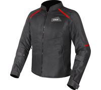 LS2 Breeze Giacca tessile da motocicletta, nero/rosso, Taglia S