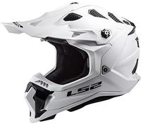 Casco Cross Ls2 Mx700 Subverter Evo II Solid Bianco Lucido M