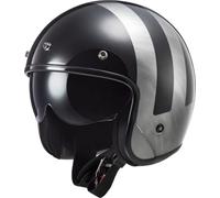 LS2, Caschi jet moto BOB II Lines black Jeans, L