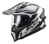 LS2, casco cross moto Explorer Alter black white 06, XL