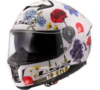 LS2 - Casco FF808 Stream II Flowers Bianco Bianco XS