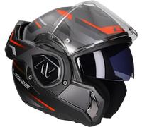 LS2 Casco FF906 Advant Kuka Opaco Nero/Rosso, Taglia L, Compatibile con Moto, Certificazione ECE, Pinlock Ready, Quick Release