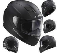 LS2 FF320 Stream EVO casco integrale nero opaco, L