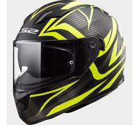 LS2 CASCO INTEGRALE FF320 STREAM EVO JINK MATT BLACK YELLOW POLICARBONATO TG. XL