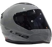 LS2 - Casco Integrale per Moto FF353 Rapid, con Visiera Scura, Colore: Grigio - Grigio - S