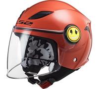 Ls2 Casco Jet Bimbo Funny OF602 Rosso Lucido Varie Taglie