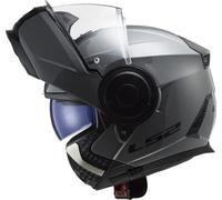LS2, casco modulare de moto, Scope nardo grigio, XS