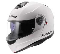 LS2, Casco Moto Modulare STROBE II Gloss White, M