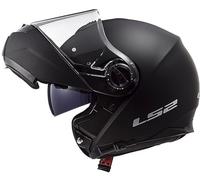 LS2, casco modulare per moto, Strobe, nero opaco, XL