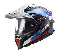 LS2, Casco Moto Cross EXPLORER CARBON FRONTIER Black Blue, XXXL