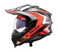 LS2, Casco Moto Cross EXPLORER CARBON FRONTIER II Gloss Orange, M