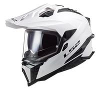 LS2, Casco Moto Cross EXPLORER SOLID Gloss White, S