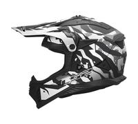 LS2, Casco Moto Cross FAST II GROTESK Black Grey, M