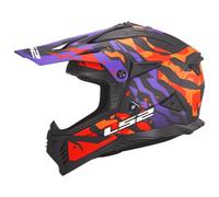Ls2 Mx708 Fast Ii Grotesk Ece 22.06 Off-road Helmet Nero S