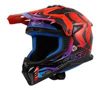 LS2, Casco Moto Cross FAST II WASH Gloss Red, L