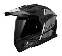 LS2, Casco Moto Cross PIONEER II HILL Matt Black White, XL