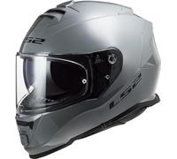 LS2 FF800 Storm Solid Casco, grigio, taglia L per maschi