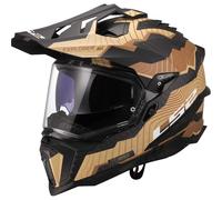 LS2 CASCO MOTO INTEGRALE ADVENTURE MX701 C TRICK BROWN SAND 22-06