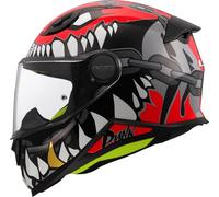 LS2 LS2 - Casco FF812 Kid Punk Grigio / Rosso M