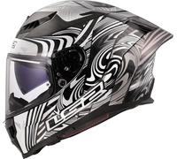 LS2, Casco Moto Integrale DRAGON ENTHUM Silver, L
