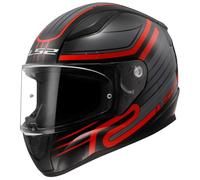 LS2 CASCO MOTO INTEGRALE FF353 RAPID II CIRCUIT GLOSS BLACK RED 22-06