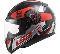 LS2 CASCO MOTO INTEGRALE FF353 RAPID STRATUS GLOSSY BLACK RED