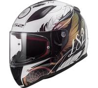 Casco Integrale Ls2 FF353 Rapid II Boho Bianco Nero Rosa Lucido XS