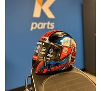 LS2, Casco Moto Integrale RAPID II ZOMBIE Black Red, S