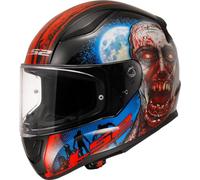 LS2 FF353 Rapid II Zombie Casco, nero-rosso-blu, taglia 3XL