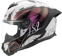 LS2, Casco Moto Integrale RAPID III BOHO White Black Pink, XXS