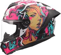LS2, Casco Moto Integrale RAPID III CYBERG Purple Cyan, M