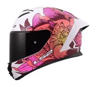 LS2, Casco Moto Integrale RAPID III POPPIES II White Pink, S