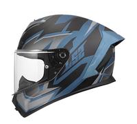 LS2, Casco Moto Integrale RAPID III XTREM Black Blue Petrol, S