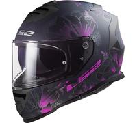LS2, Casco Moto Integrale STORM II BURST Matt Black Pink, XL