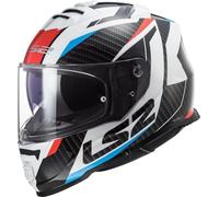 LS2, Casco Moto Integrale STORM II RACER Gloss Blue Red, M