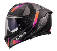 LS2, Casco Moto Integrale STORM III SPORTY Grey Purple, M