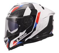 LS2, Casco Moto Integrale STORM III SPORTY White Blue Red, M