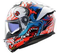 LS2 Helmets Casco integrale FF808 Stream II Inferno Bianco Blu S
