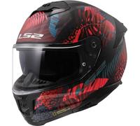 LS2, Casco Moto Integrale STREAM II JUNGLE Matt Black Pink Blue, L