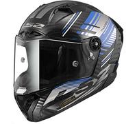 LS2, Casco Moto Integrale THUNDER CARBON VOLT Black Blue, L