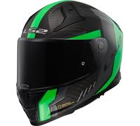 LS2, Casco Moto Integrale VECTOR II CARBON GRID Matt Fluo Green, XL