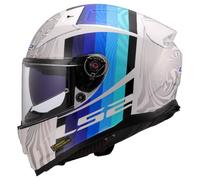 LS2, Casco Moto Integrale VECTOR II FREEDOM Matt White Silver, 4XL