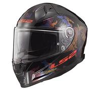 LS2, Casco Moto Integrale VECTOR II KAMO Black Blue Titanium, XXL