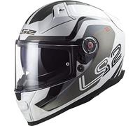 LS2, Casco Moto Integrale VECTOR II METRIC White Titanium Silver, S